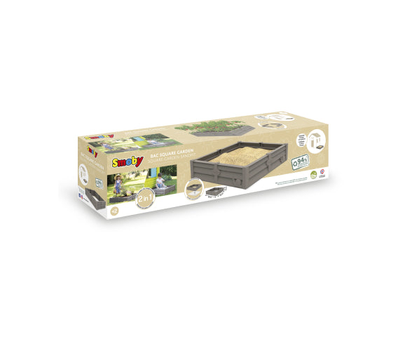 Smoby Life Square Garden Sandpit
