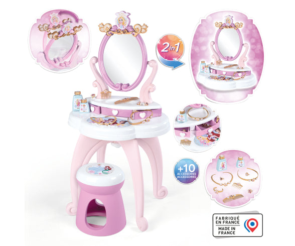Smoby Disney Princess 2 in 1 dressing table